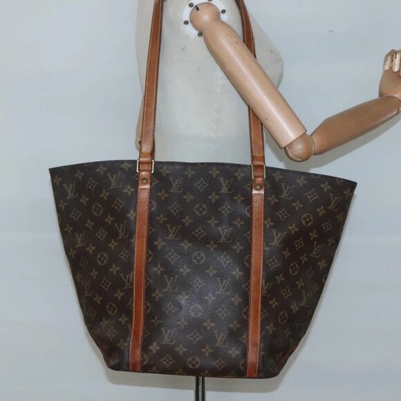 LOUIS VUITTON Monogram Sac Shopping Tote Bag - Picture 1 of 15
